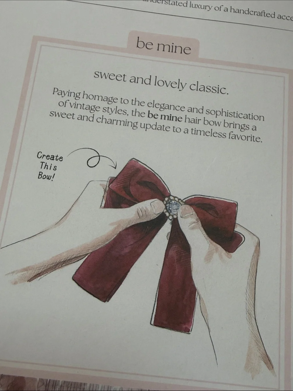 Lovete be mine Hair Bow Tying Set